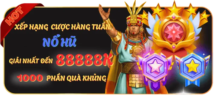 Thưởng nạp lại hàng tuần cho thành viên 118v nhà cái
